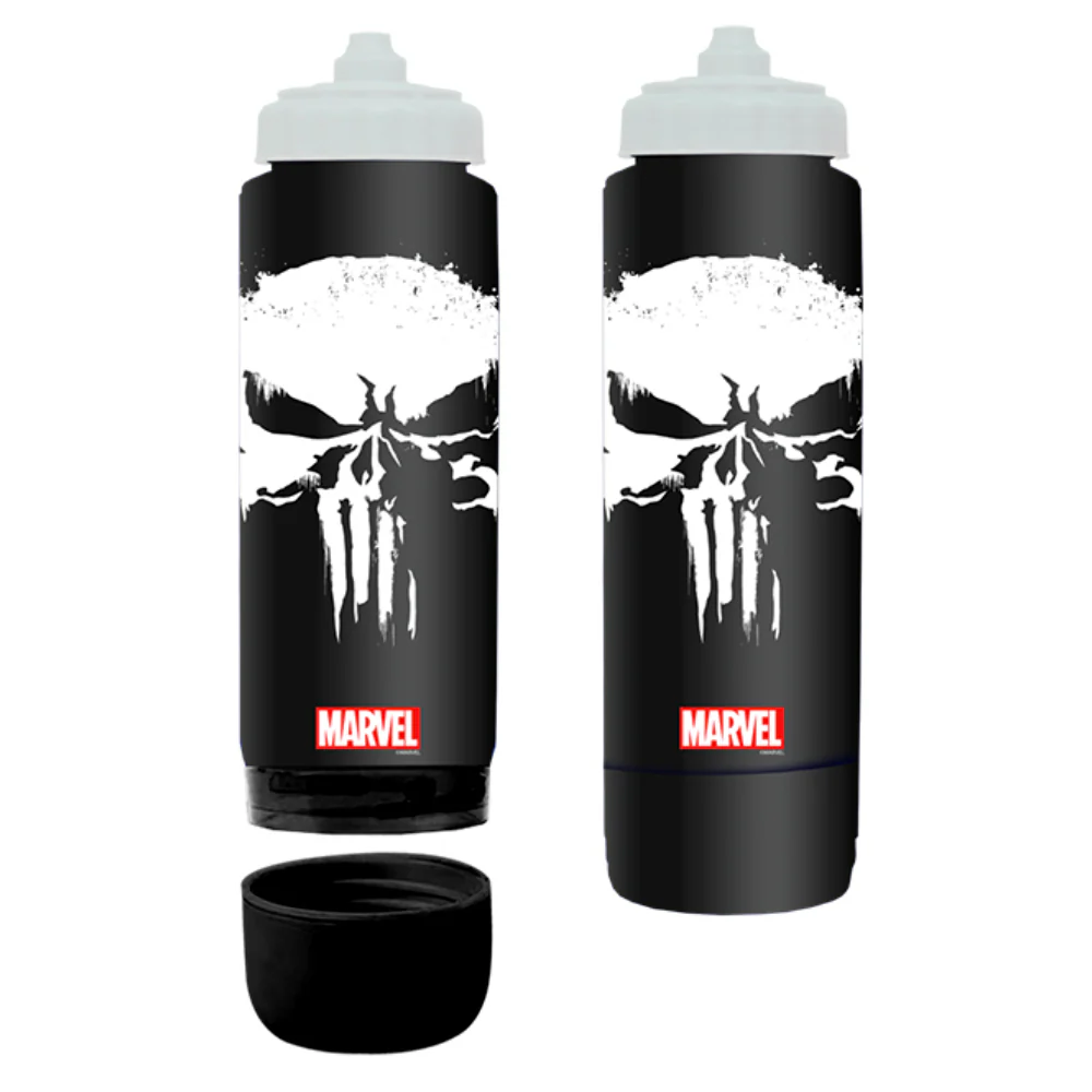 Marvel Squeeze Water Bottle with compartment (25oz) - Image 7