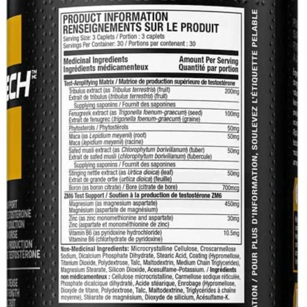 MuscleTech | ALPHA TEST (90 Caplets) - Image 4