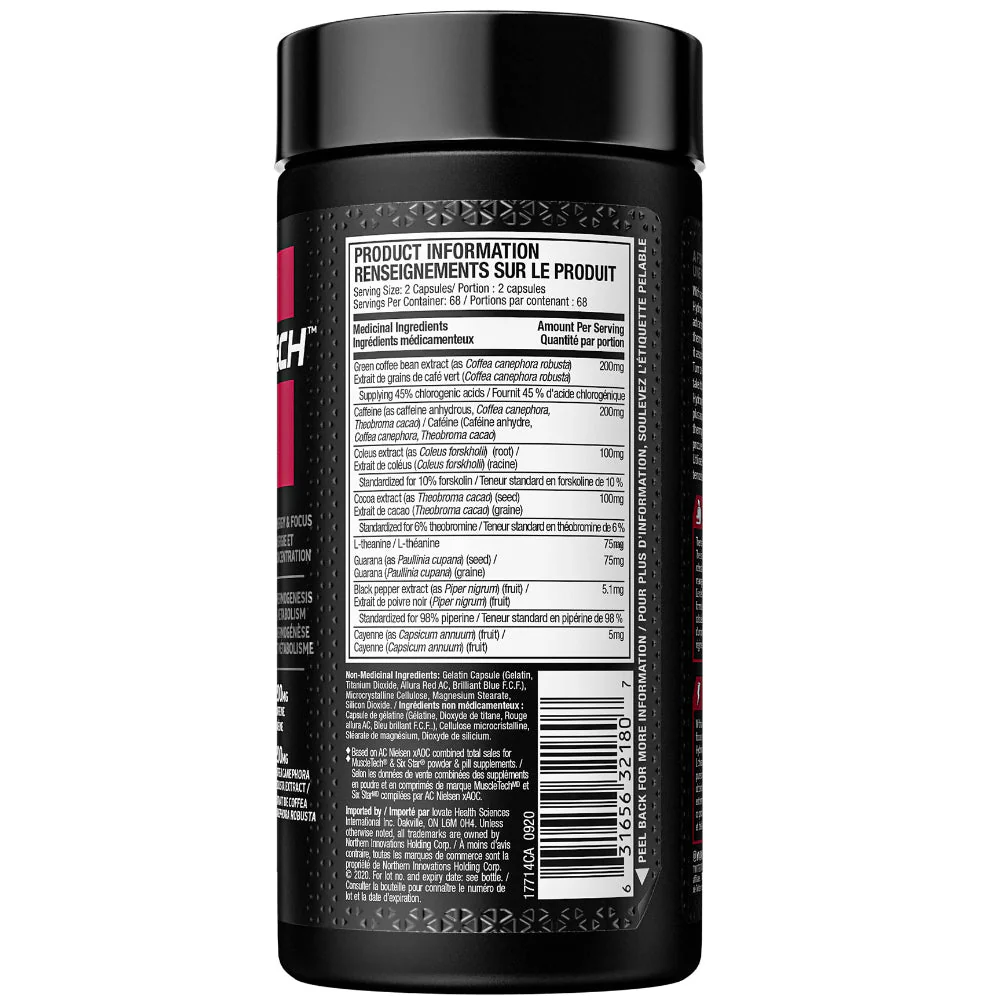 MuscleTech | HydroxyCut Hardcore Elite (136 Capsules) - Image 3