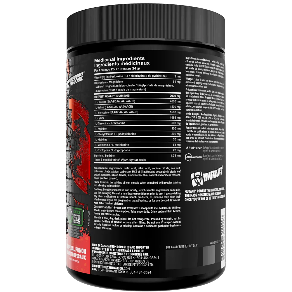 MUTANT | GEAAR (30 Servings) | EAA's - Image 8