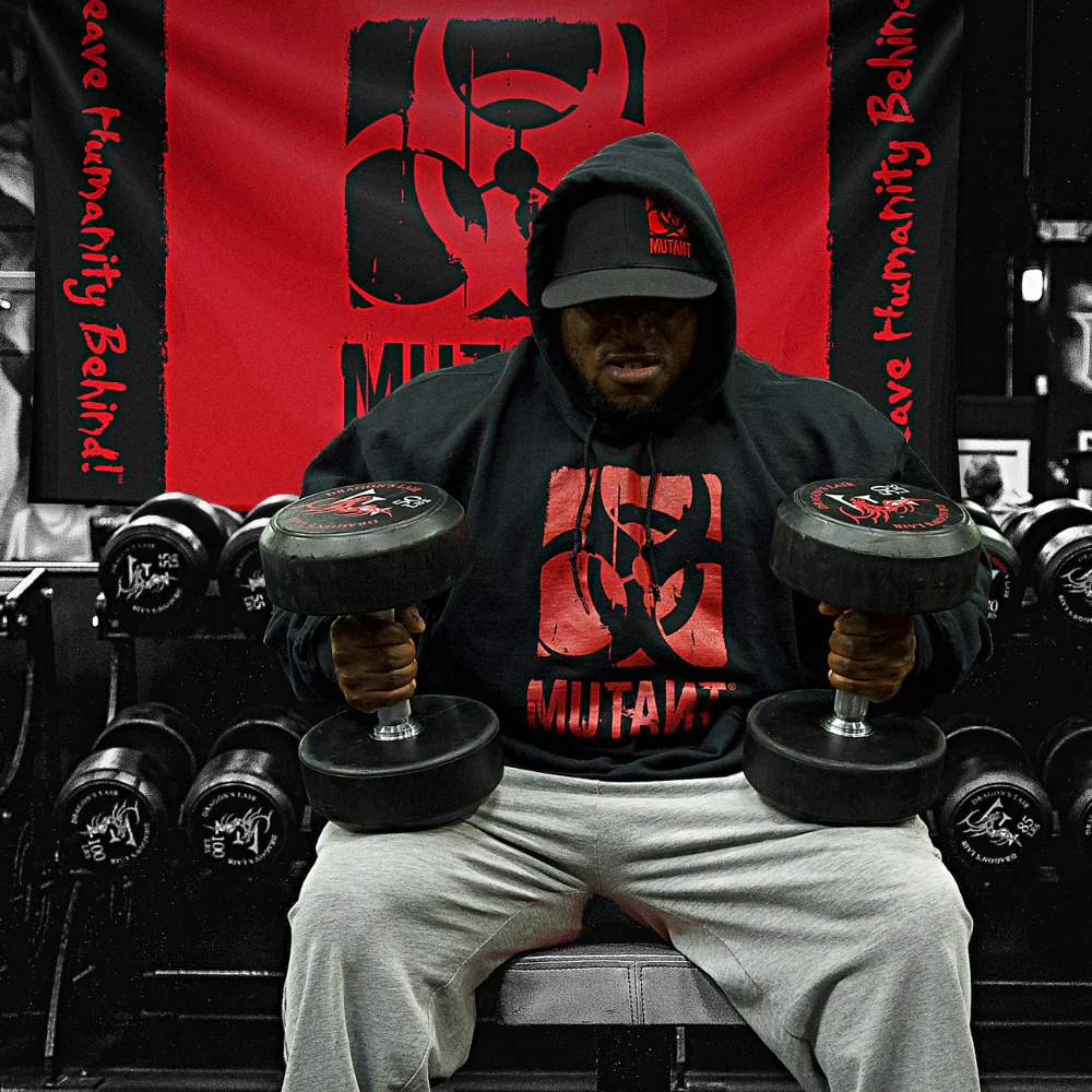 MUTANT | Gym Flag / Banner 'LEAVE HUMANITY BEHIND' - Image 3