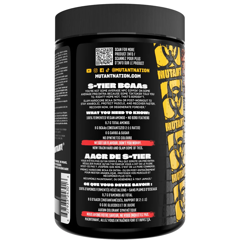 MUTANT | Hardcore BCAA (30 Servings) - Image 8