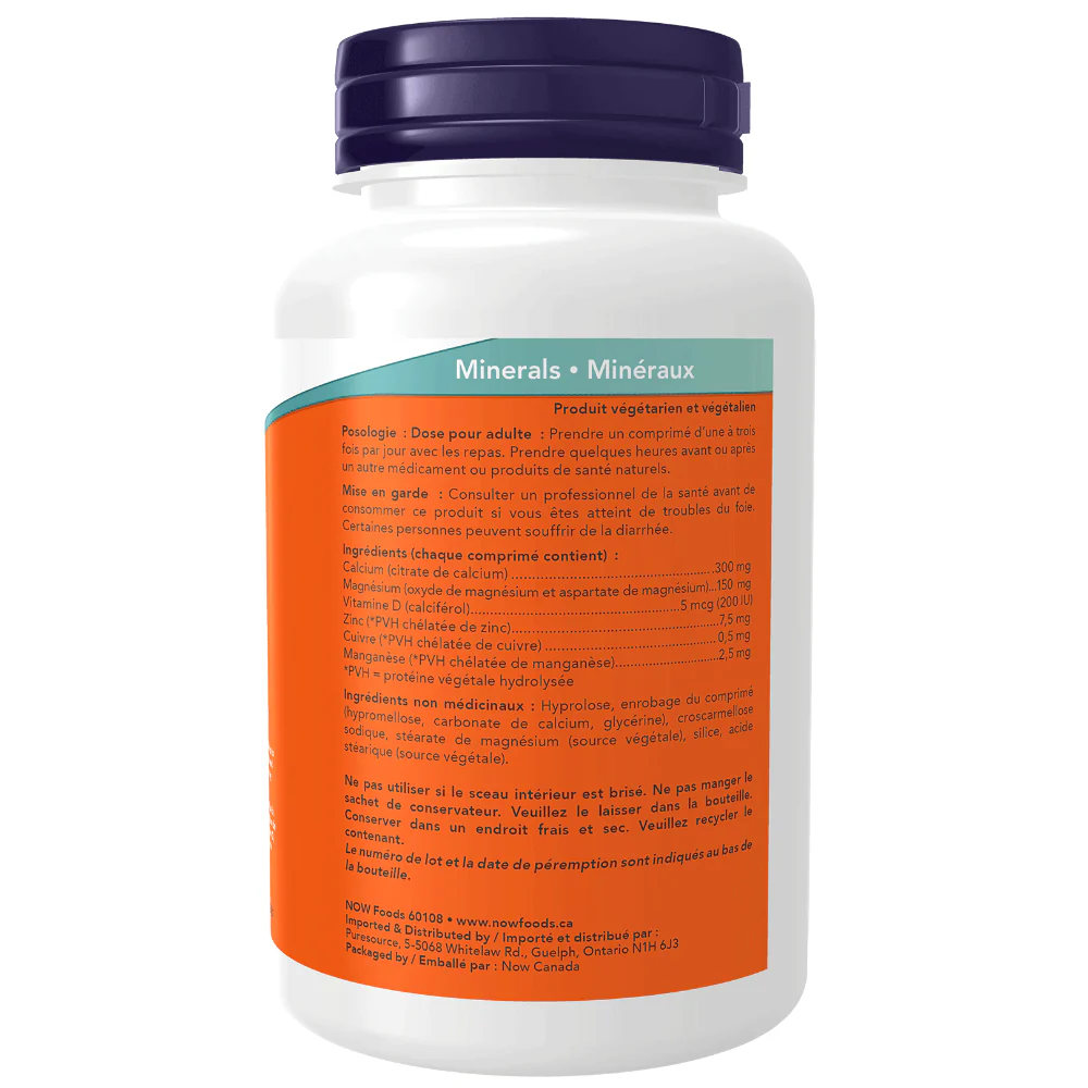 NOW Foods | Calcium Citrate with Minerals & Vitamin D (100 Tabs) - Image 3