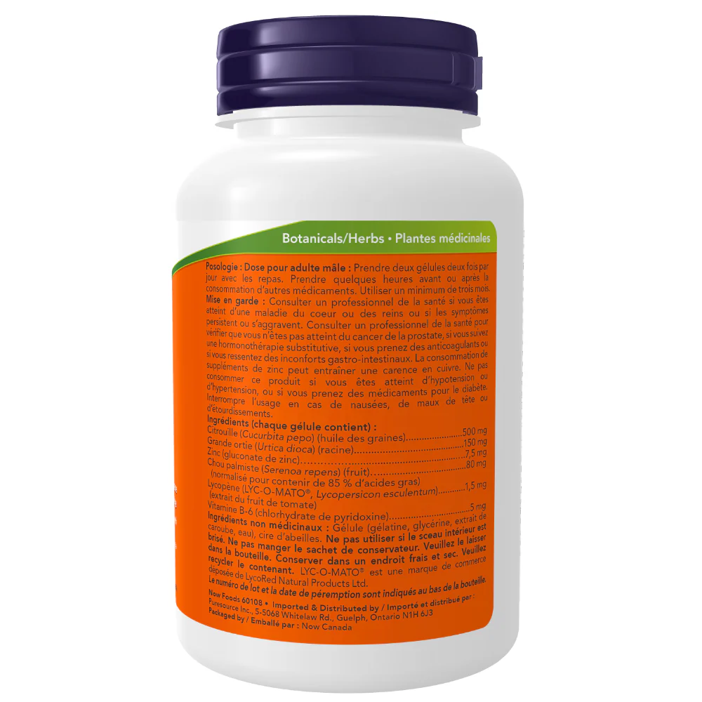 NOW Foods | Prostate Support (90 Softgels) - Image 3