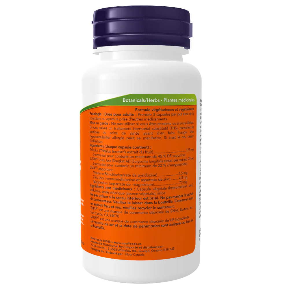 NOW Foods | TribuJack 100 (60 Vcaps) - Image 3
