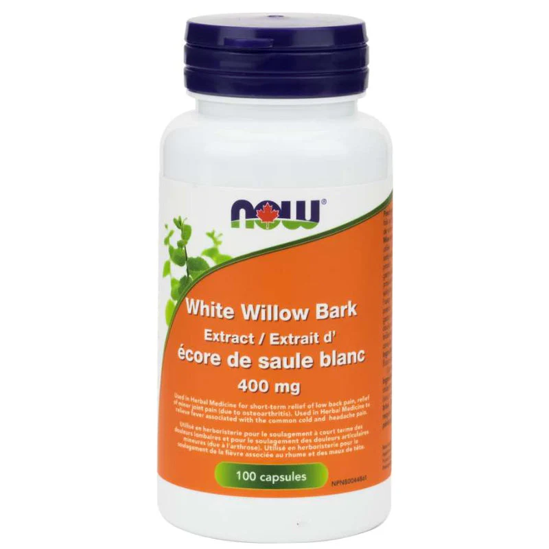 NOW Foods | White Willow Bark 400mg (100 caps) - Image 4