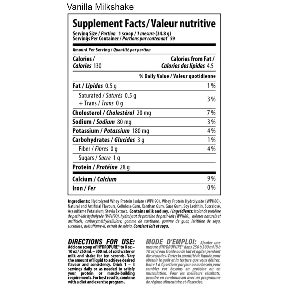 Nutrabolics | HYDROPURE (4.5 lbs) | Whey Isolate - Image 5