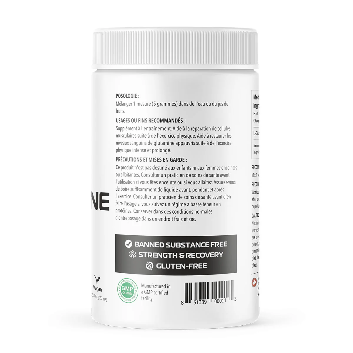 60% OFF 2nd | One Brand Nutrition Glutamine (2 x 500g) - Image 4