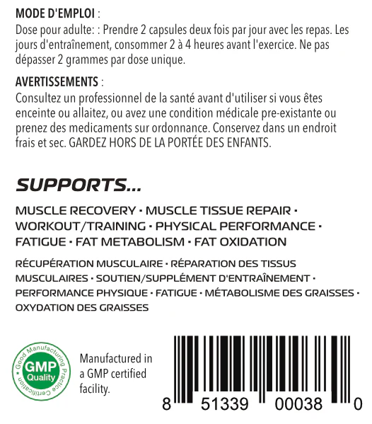 One Brand Nutrition | L-Carnitine 750 mg (120 Vcaps) - Image 5