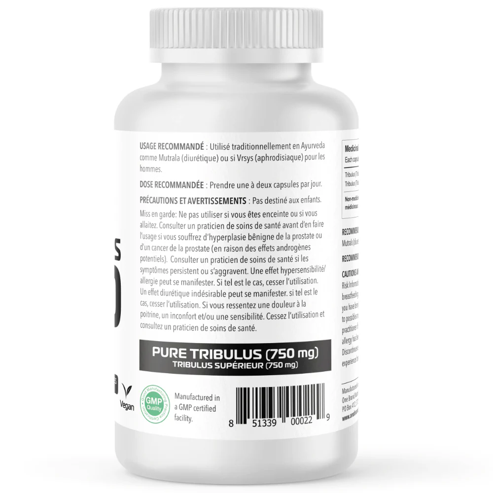 One Brand Nutrition | Tribulus 750 (240 Vcaps) - Image 3