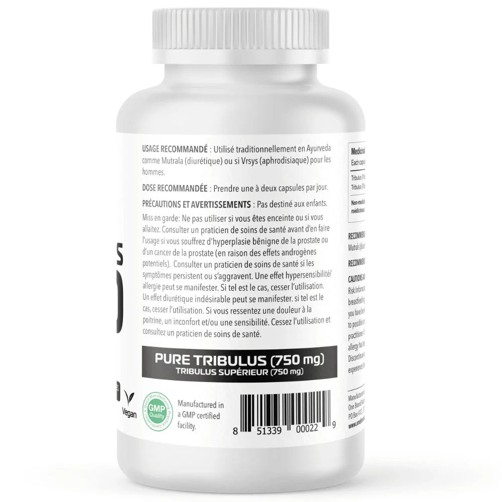 Buy 1 Get 1 FREE! | One Brand Nutrition Tribulus 750 (2 x 240 Vcaps) - Image 3