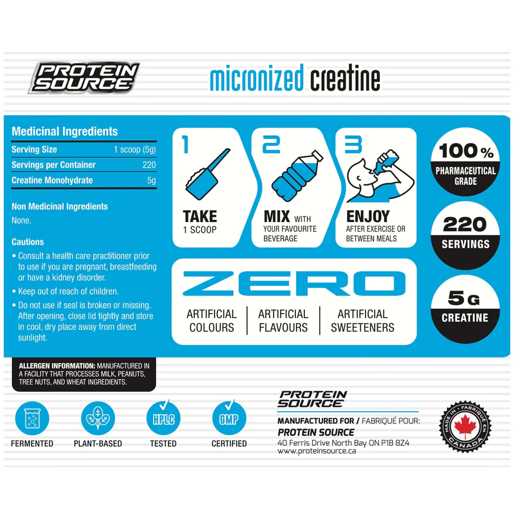 Protein Source | Creatine Monohydrate (1.1 KG) | Bonus Size! - Image 3