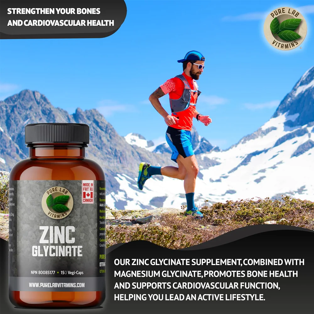 Pure Lab Vitamins | Zinc Glycinate (150 Vcaps) - Image 4