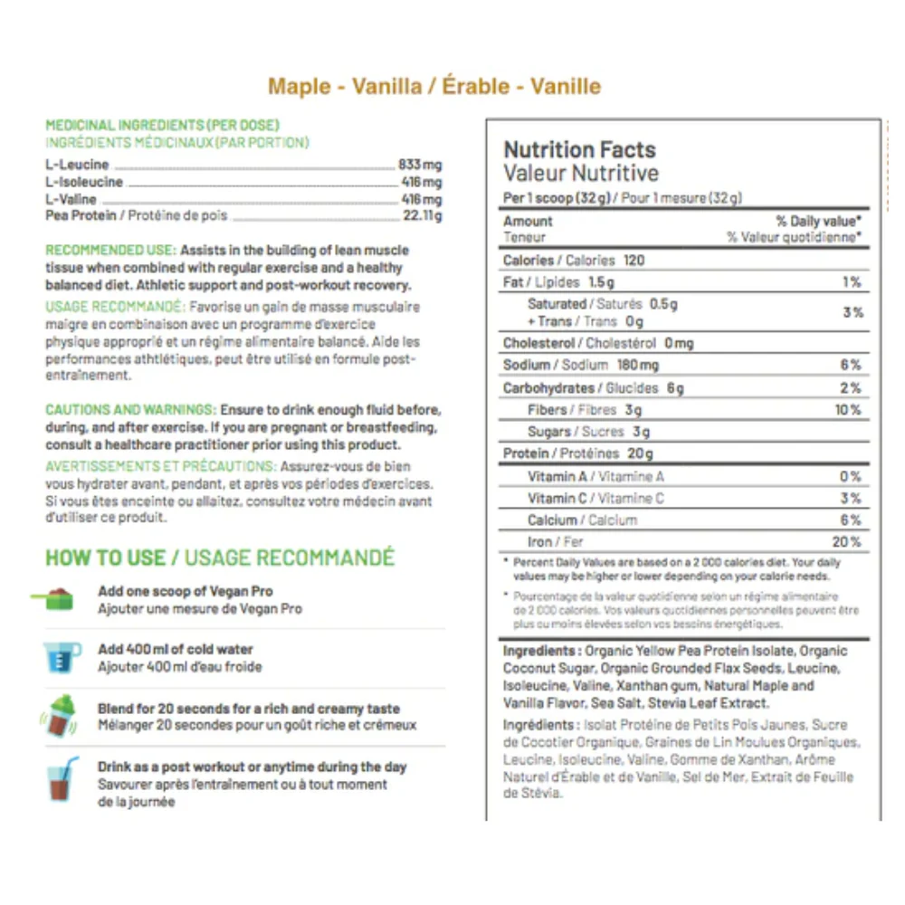 RAW Nutritional | Vegan Pro Protein (2 lbs) - Image 12