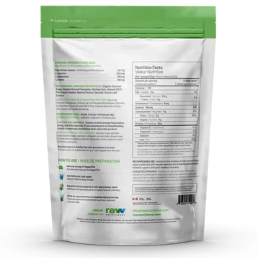 RAW Nutritional | Vegan Pro Protein (2 lbs) - Image 13