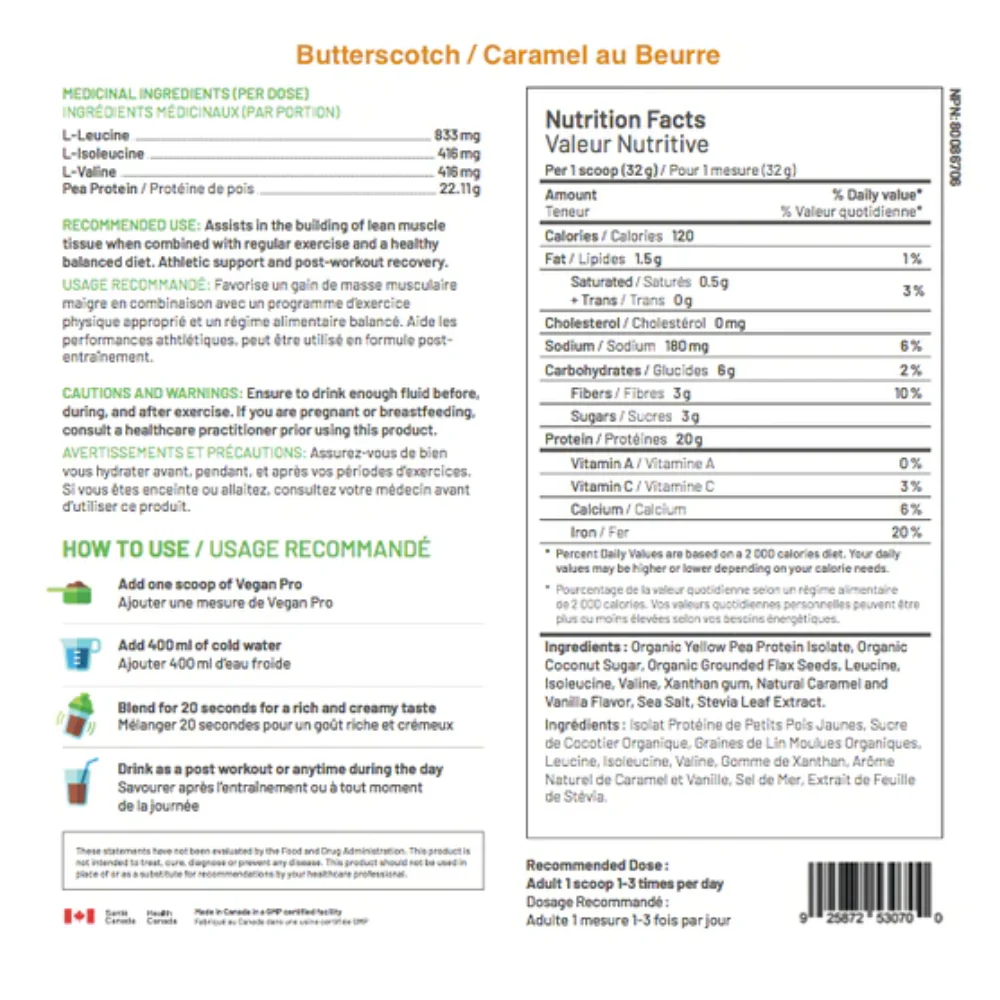 RAW Nutritional | Vegan Pro Protein (2 lbs) - Image 6