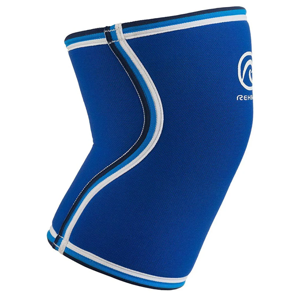 Rehband | 7mm Knee Support (7084) Blue + Camo | Sold in Singles - Image 2