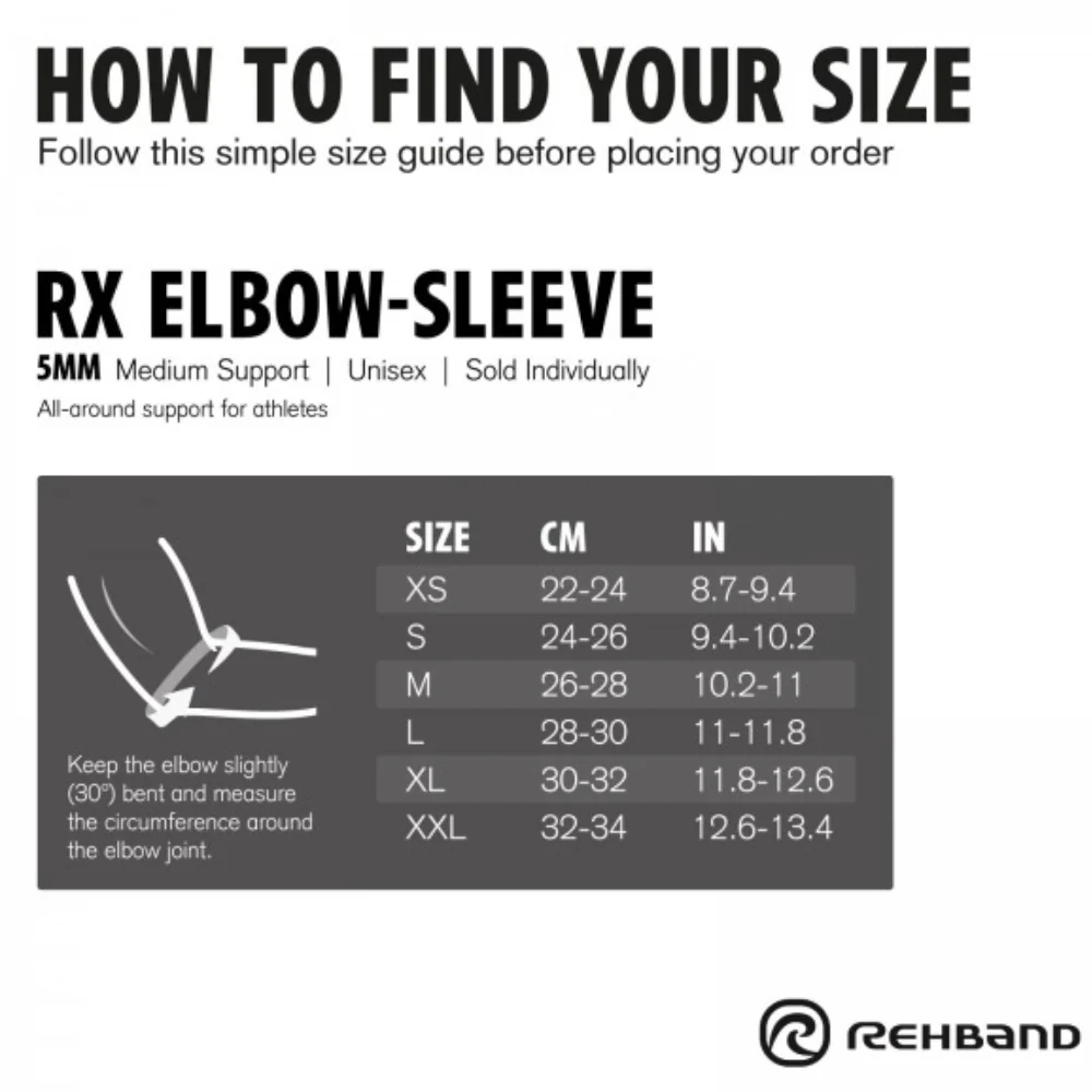Rehband | Rx Elbow Support 5mm (102331) CAMO | Sold in Singles - Image 3