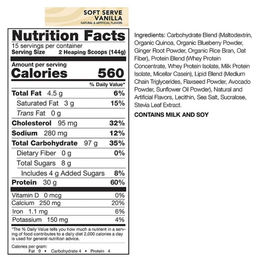 Rival Nutrition | Clean Gainer (10 lbs) - Image 10