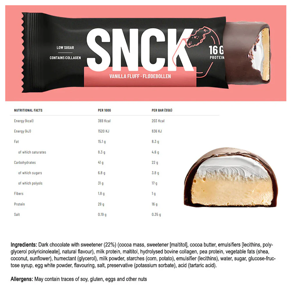 SNCK | Protein Bar (BOX 12 Bars) - Image 9