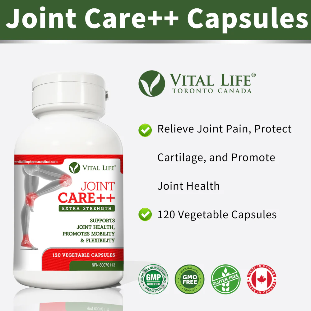 Vital Life | Joint Care++ Extra Strength (120 Vcaps) - Image 3