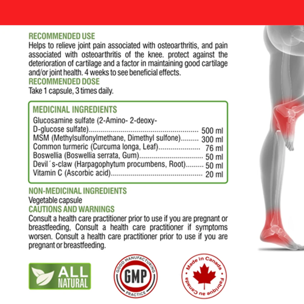 Vital Life | Joint Care++ Extra Strength (120 Vcaps) - Image 5