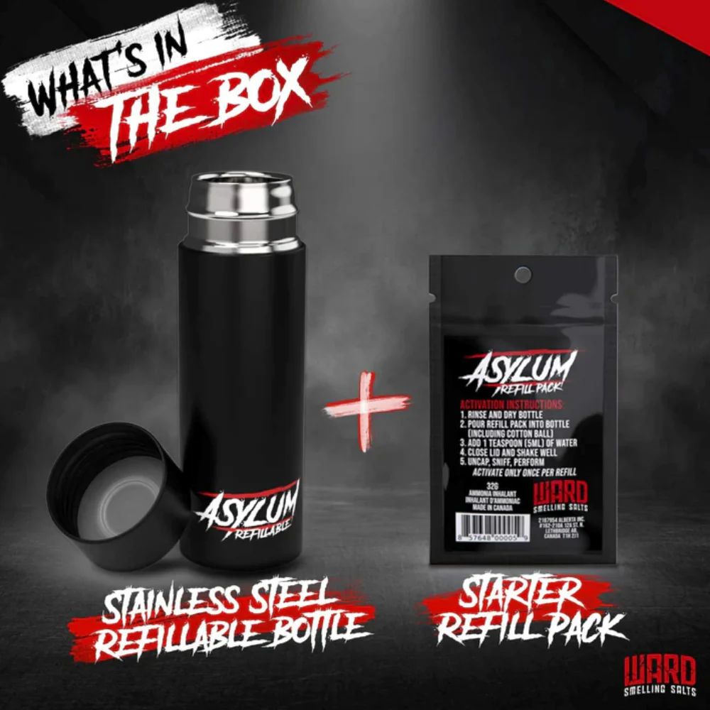 Ward Smelling Salts | Asylum Refillable Bottle + Salt Package - Image 2