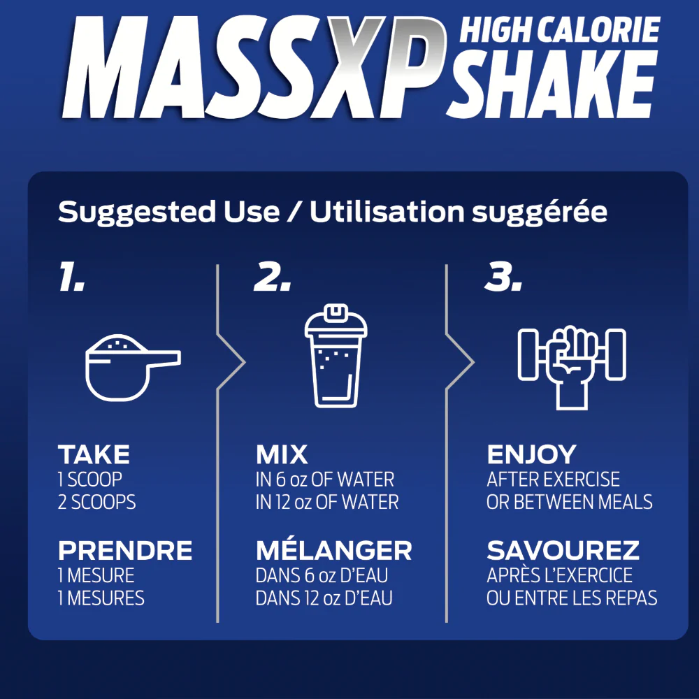 XP Labs | MASS XP High Protein Gainer Shake (10 lbs) - Image 6